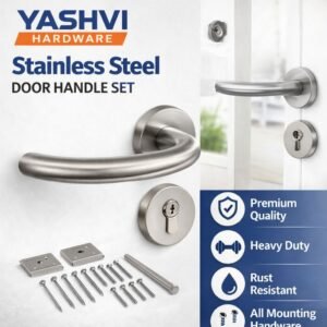 Stainless Steel Door Handle Set